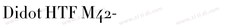 Didot HTF M42字体转换